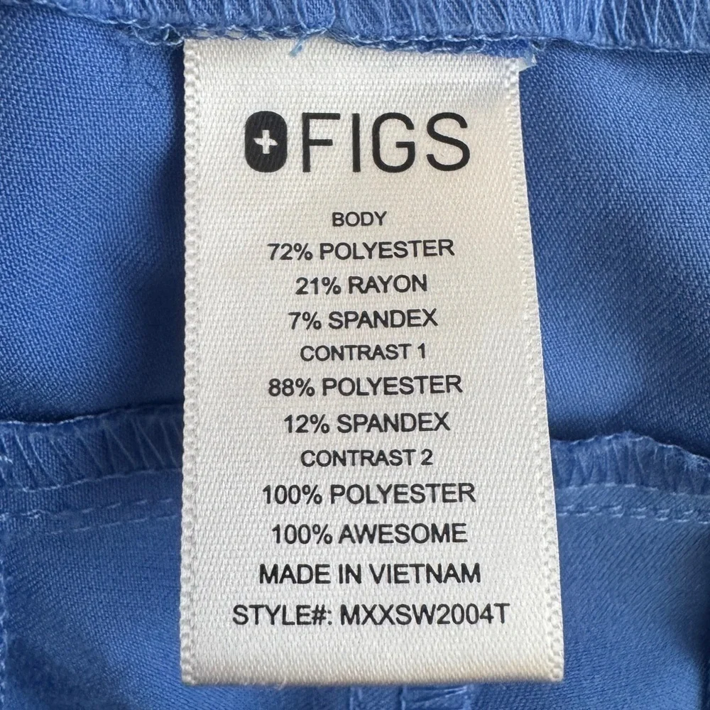 Figs Tansen Jogger Scrub Pants, Ceil Blue, Size XLT